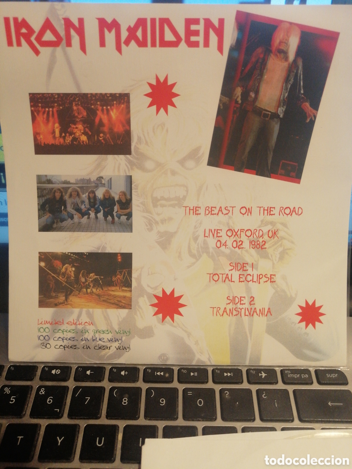 Discos de vinilo: Iron Maiden - Eclipse over transylvania 7&rdquo; - Foto 2