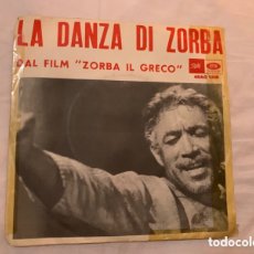 Discos de vinilo: LA DANZA DE ZORBA EL GRIEGO - DISCO ITALIANO