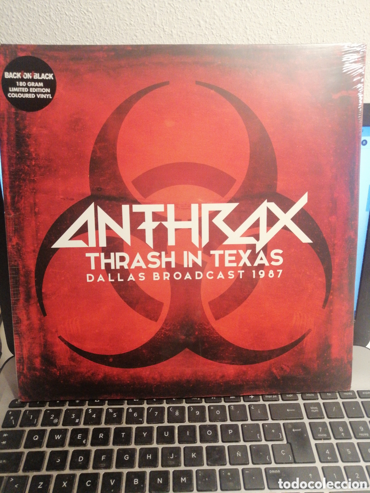 Discos de vinilo: Anthrax - Thrash in Texas Doble Lp (Sellado) - Foto 1