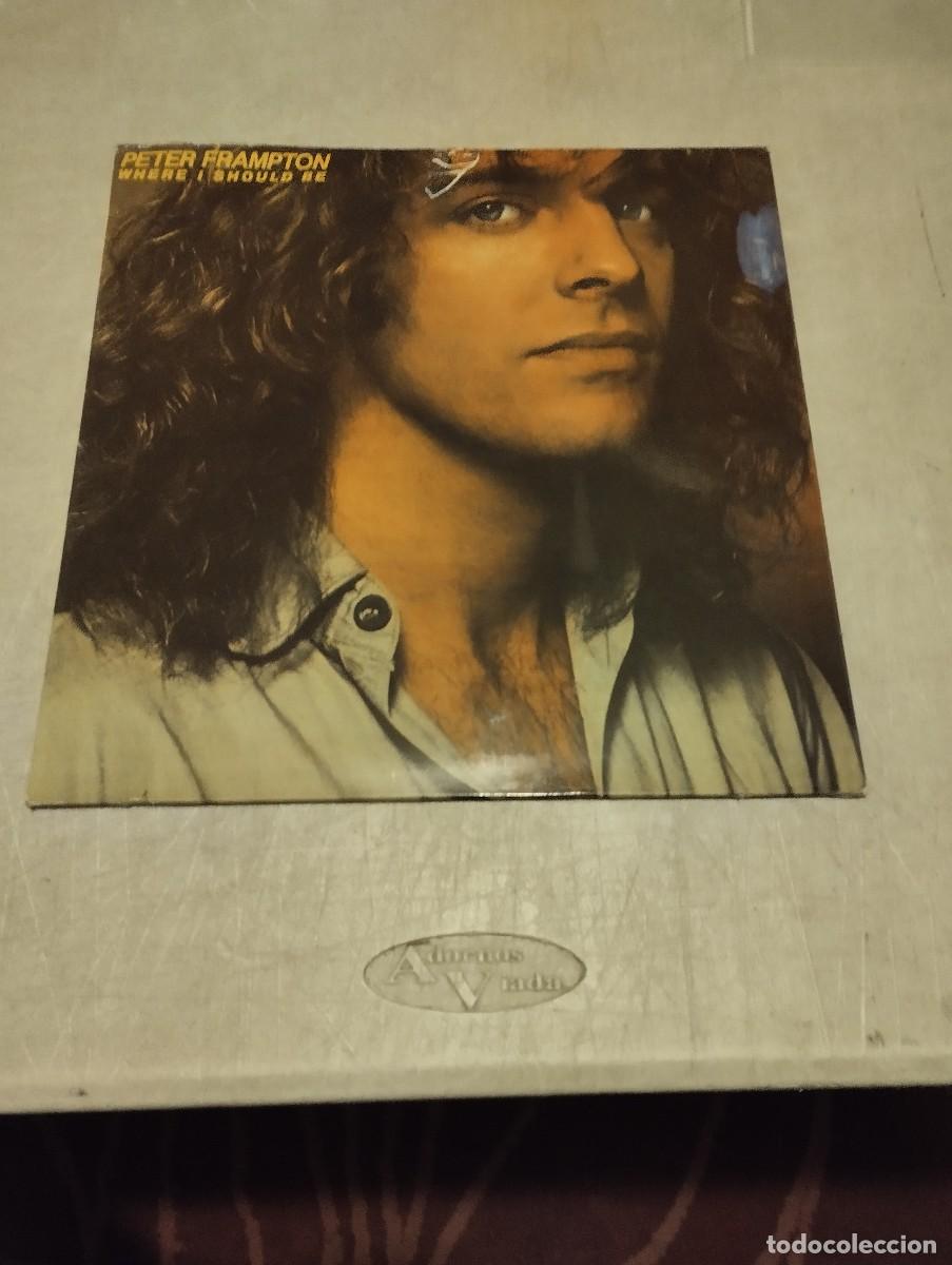 Discos de vinilo: Peter Frampton LP Where I should Be Esp.1979 encarte - Foto 1