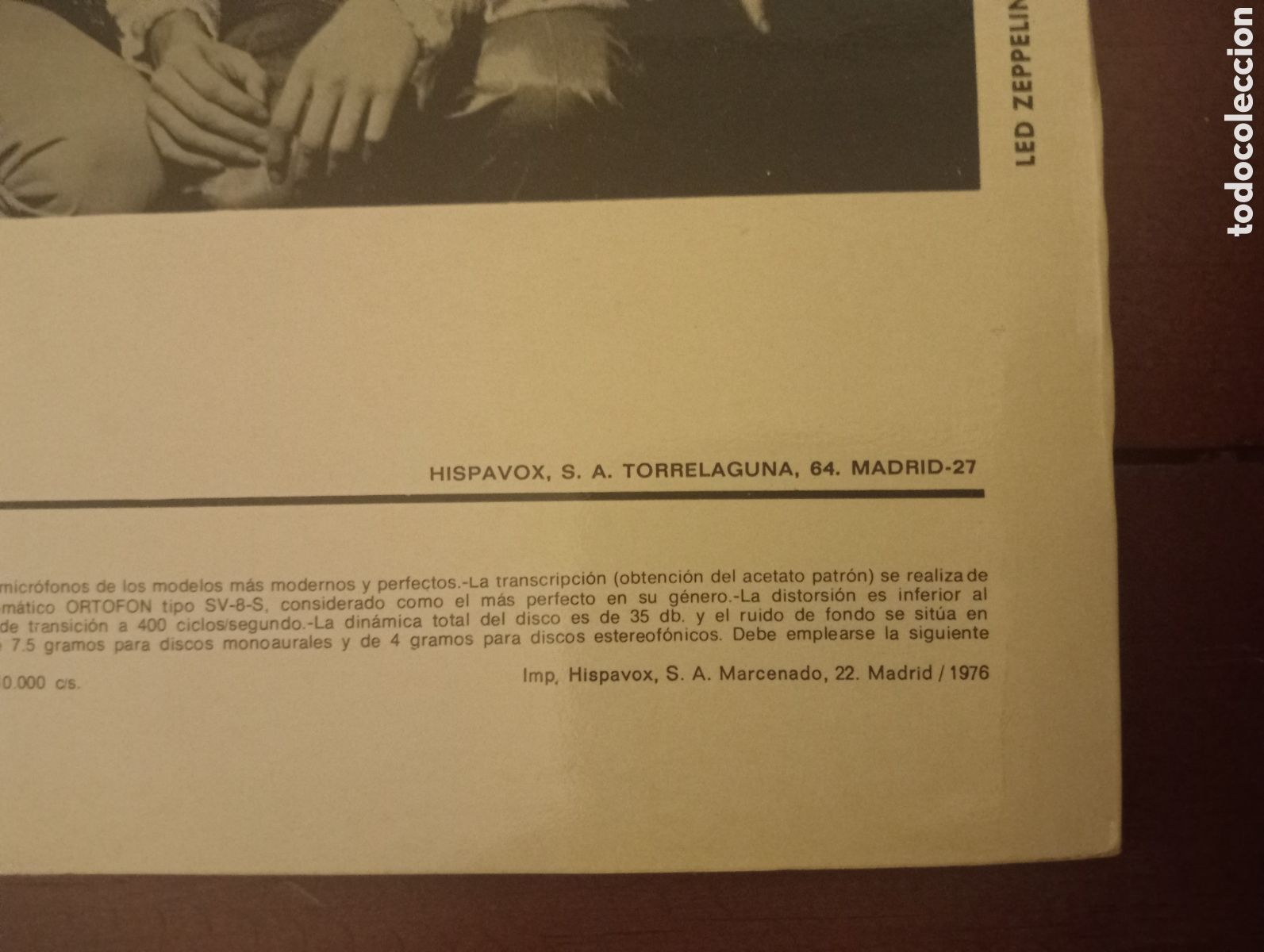 Discos de vinilo: Led Zeppelin - Led Zeppelin - LP Vinilo Espa&ntilde;a 1976 - Foto 6