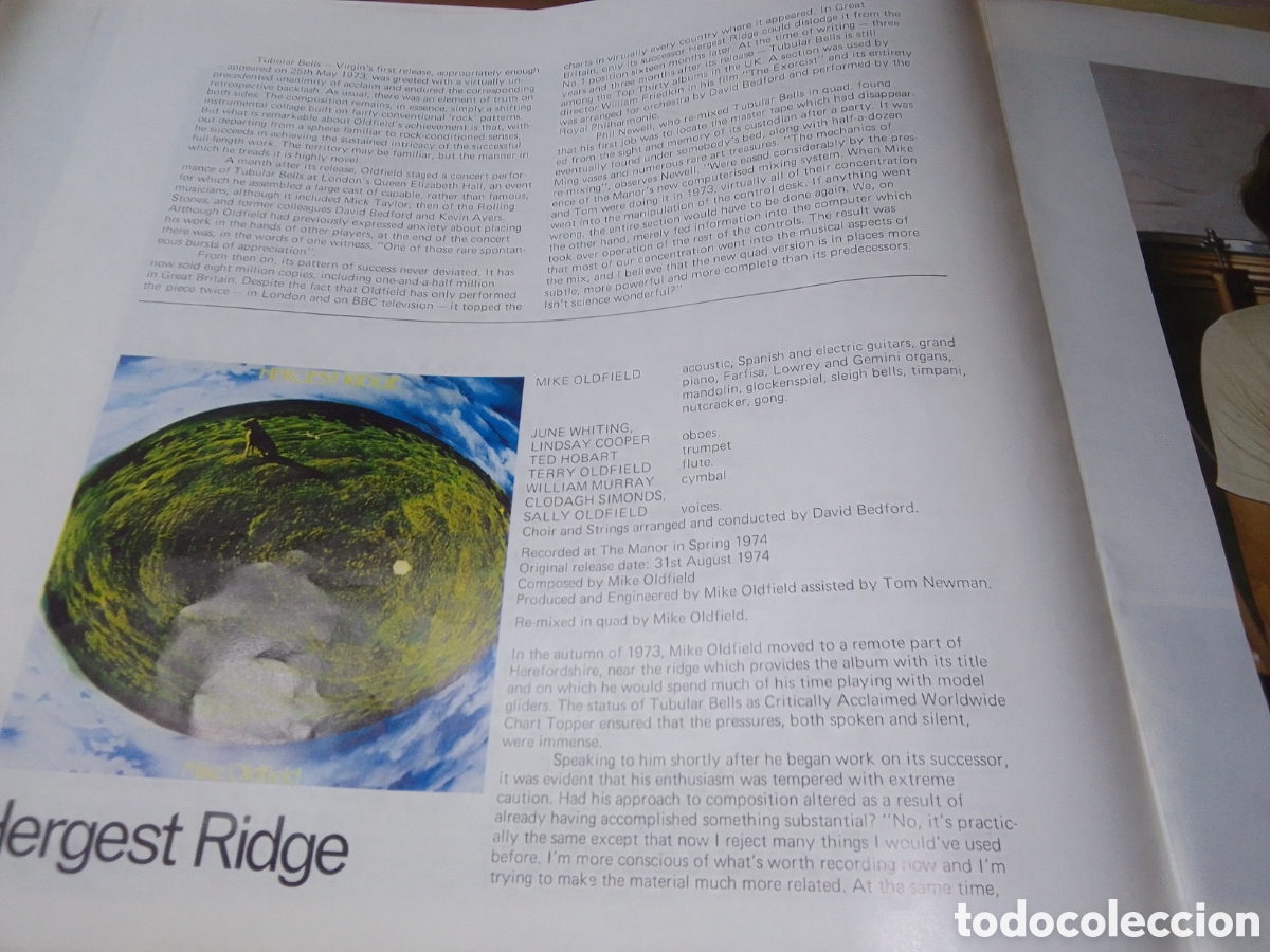 Discos de vinilo: MIKE OLDFIELD BOXED 4 LPS - Foto 3