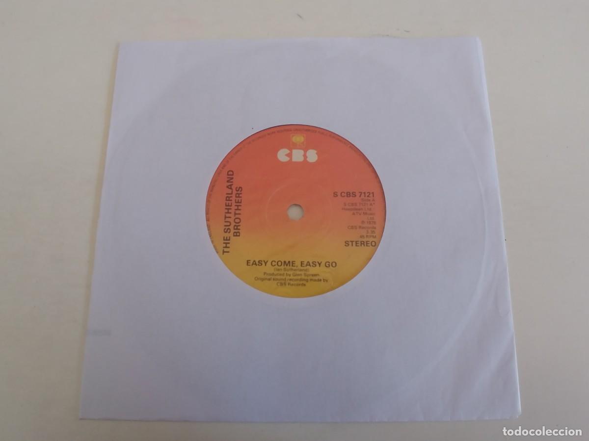 Discos de vinilo: THE SUTHERLAND BROTHERS-SINGLE EASY COME EASY GO-SIN FUNDA - Foto 1