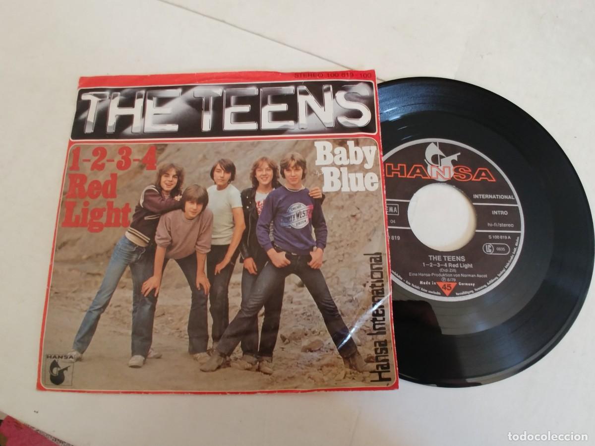 Discos de vinilo: THE TEENS-SINGLE BABY BLUE - Foto 1