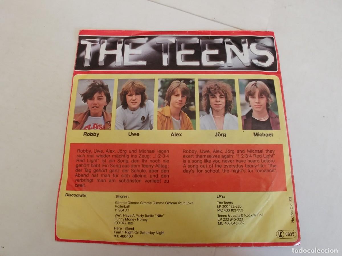 Discos de vinilo: THE TEENS-SINGLE BABY BLUE - Foto 2