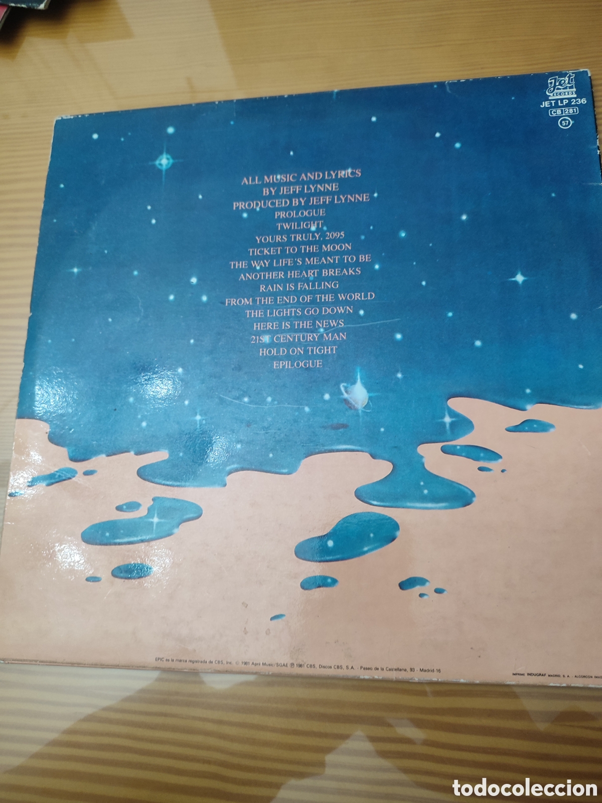 Discos de vinilo: Disco vinilo Lp de ELO ELECTRIC LIGHT ORCHESTRA &rdquo; Time &rdquo; - Foto 2