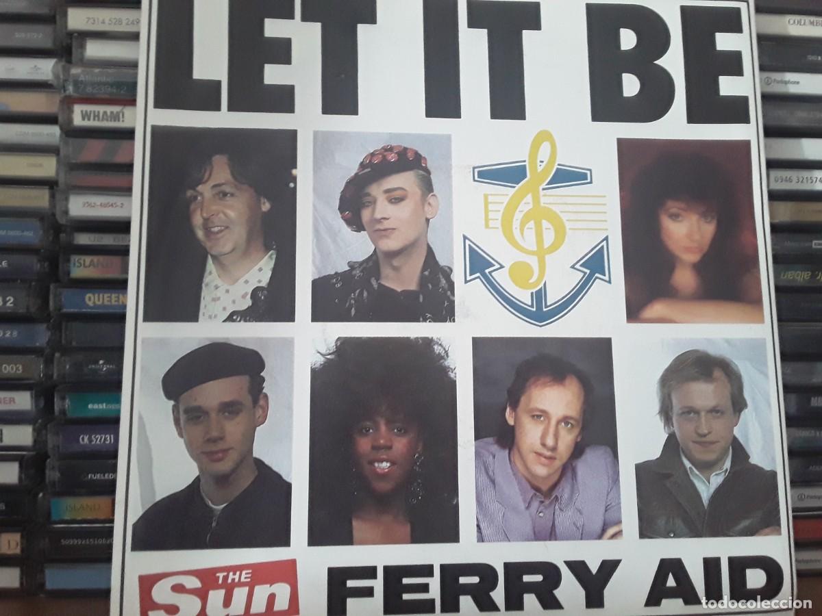 Discos de vinilo: Ferry Aid &lrm;&ndash; Let It Be - simple uk 7&rdquo; - Foto 1