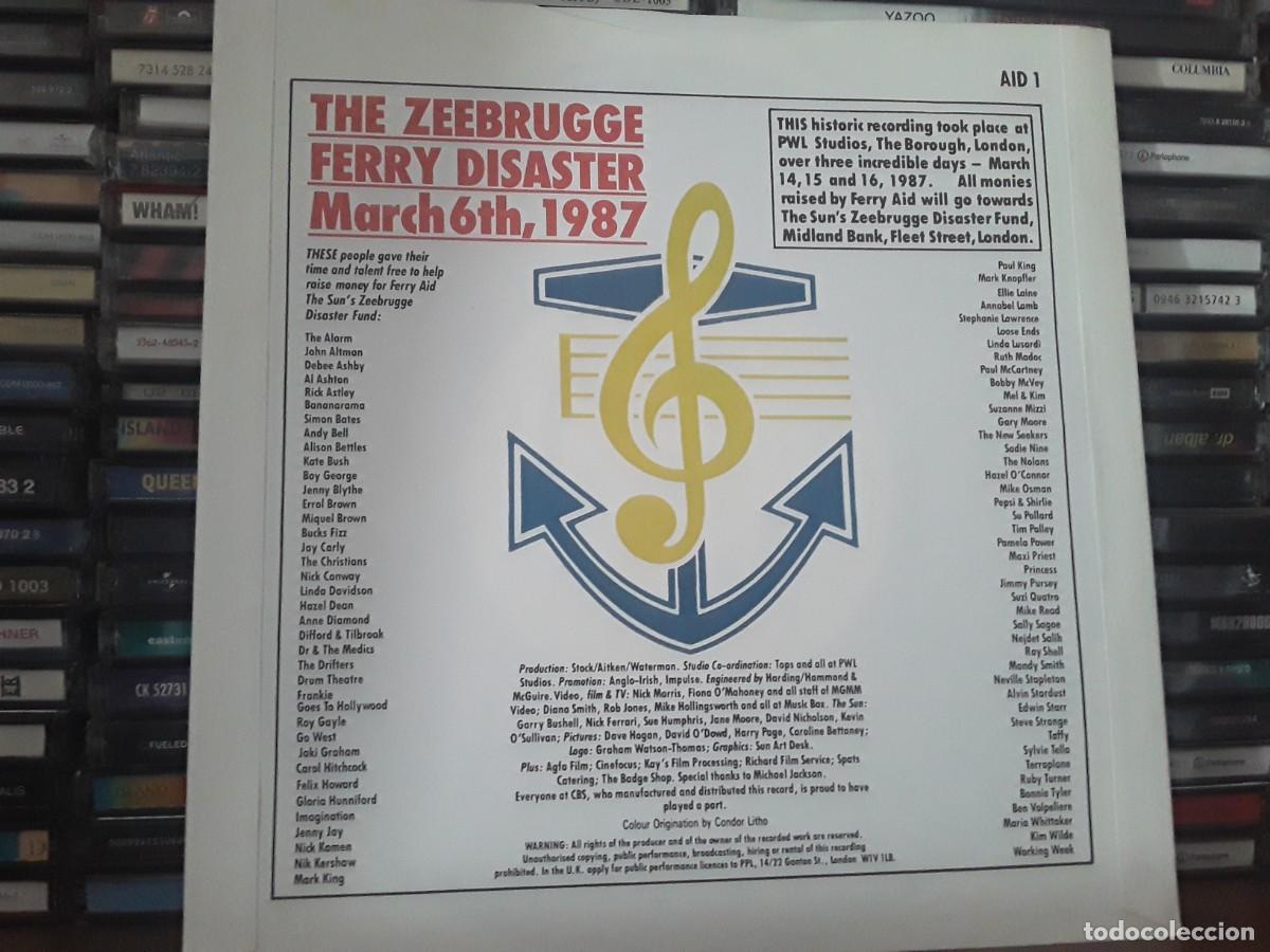 Discos de vinilo: Ferry Aid &lrm;&ndash; Let It Be - simple uk 7&rdquo; - Foto 2