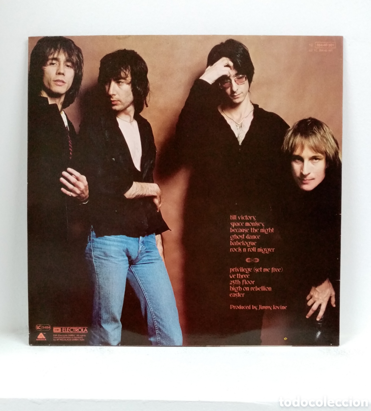 Discos de vinilo: PATTI SMITH GROUP &rdquo;EASTER&rdquo; LP. ORIG. GERMANY. 1978 VG+ - Foto 2
