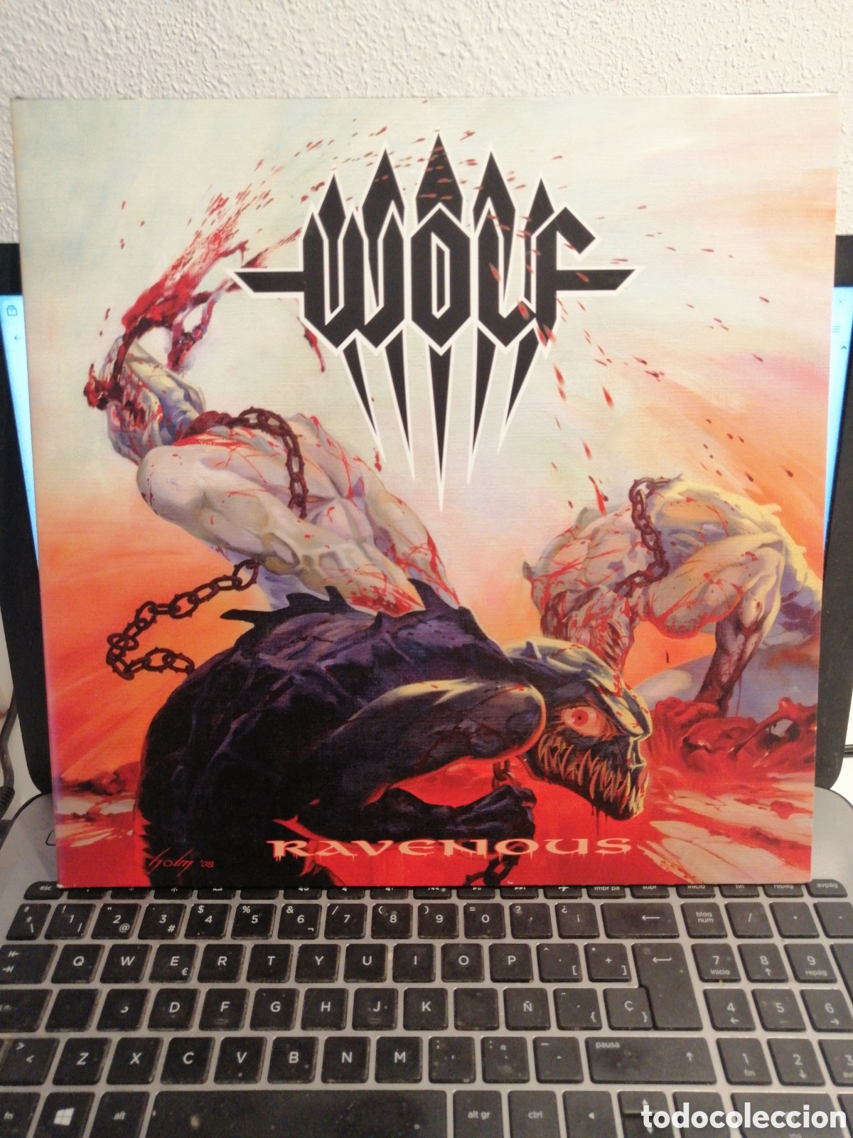 Discos de vinilo: Wolf - Ravenous Lp (Original 2009 con poster y cd) - Foto 1