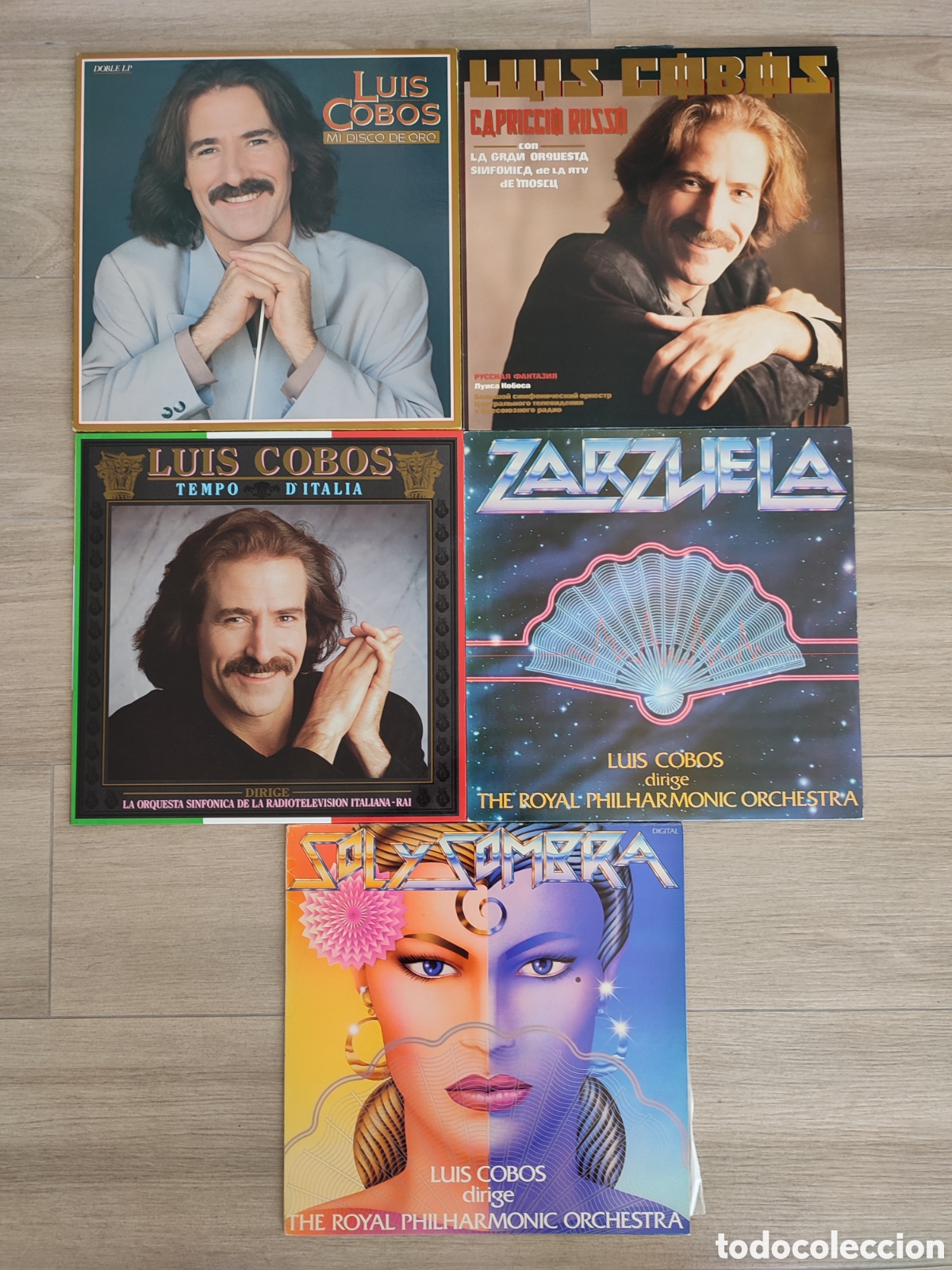 Discos de vinilo: Lote 5 vinilos Luis Cobos - Foto 1