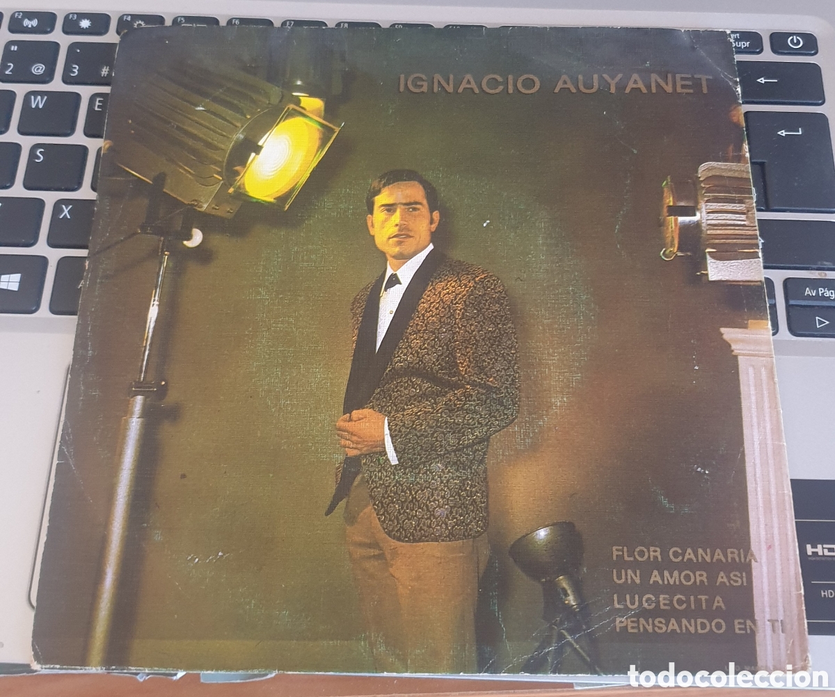Discos de vinilo: Ignacio auyanet - flor canaria + 3. RARO - Foto 1