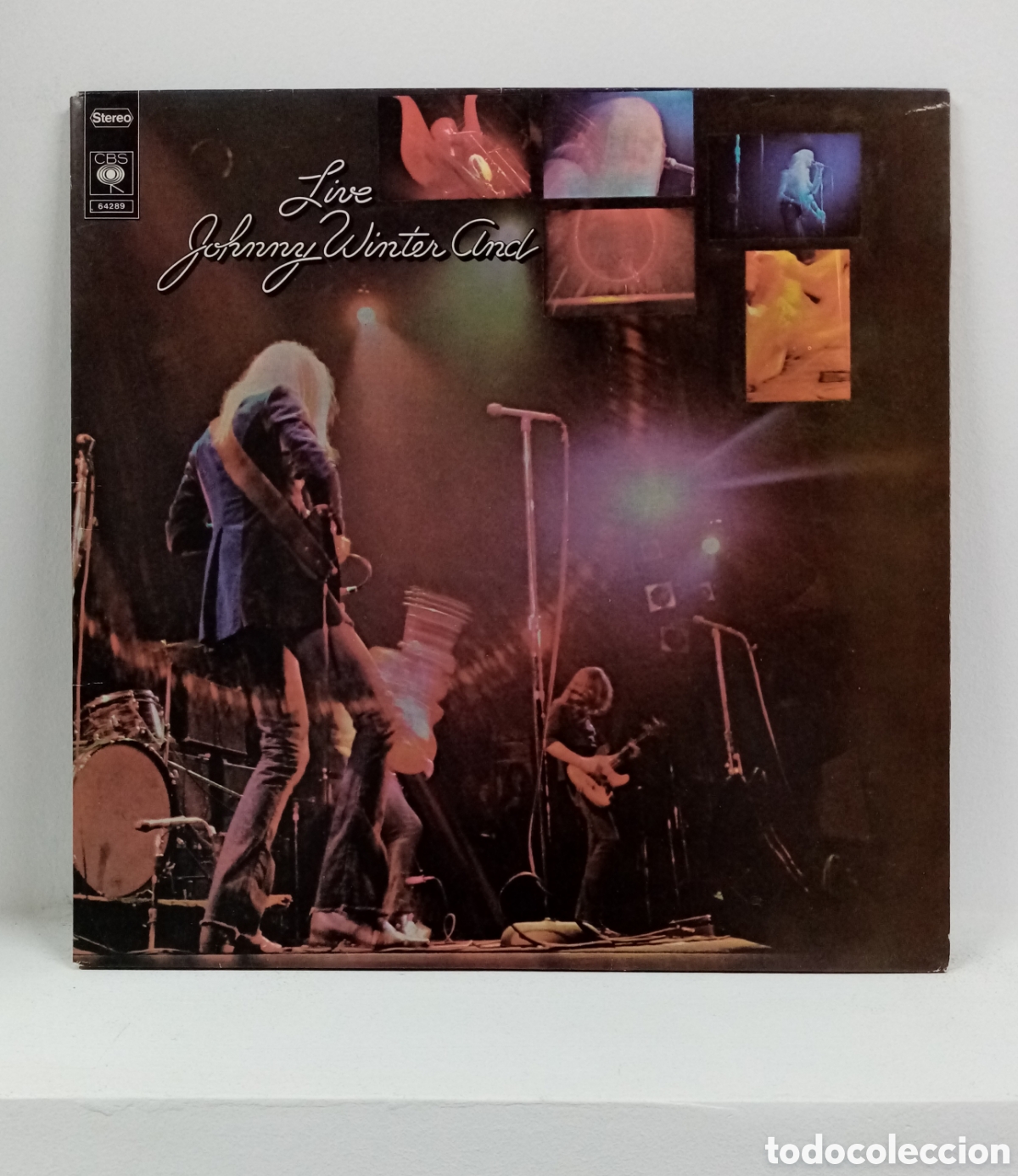 Dischi in vinile: JOHNNY WINTER AND LIVE LP. REED. GATEFOLD. HOLLAND CBS 64289 (C 30475) (VINILO NM, COMO NUEVO)