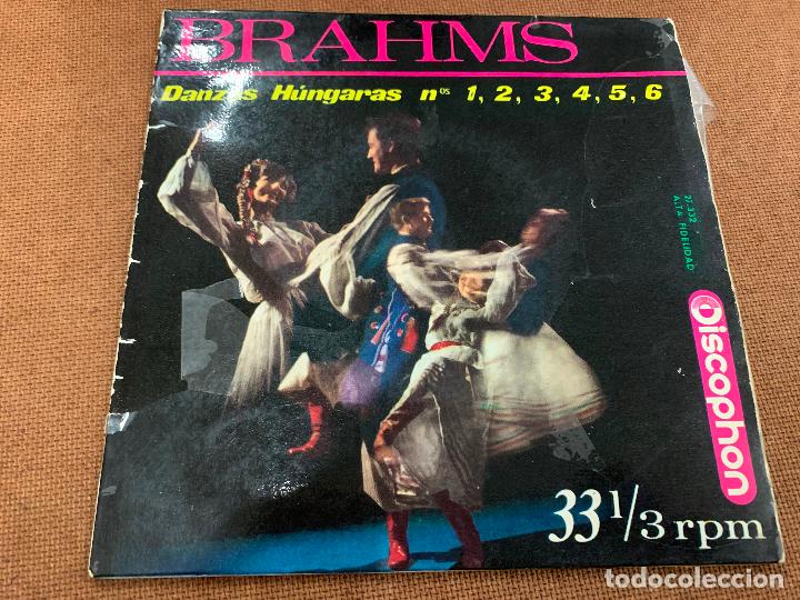 Discos de vinilo: BRAHMS Antiguo disco de vinilo formato peque&ntilde;o - Foto 1