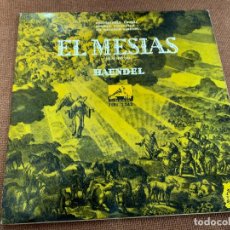Discos de vinilo: HAENDEL EL MESIAS ANTIGUO DISCO DE VINILO FORMATO PEQUEÑO