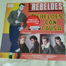 Discos de vinilo: LOS REBELDES. REBELDES CON CAUSA. LP. 1985.