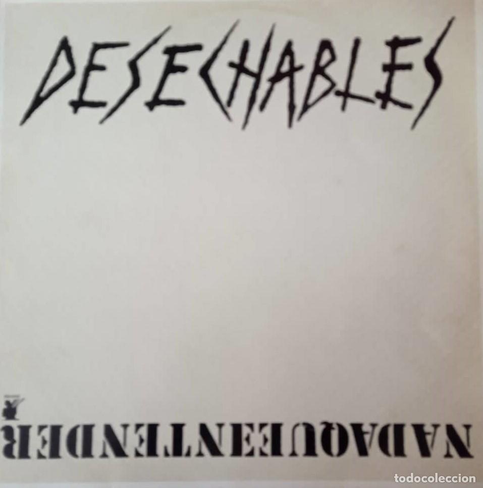 Discos de vinilo: DESECHABLES - NADA QUE ENTENDER - 1987 - PUNK ROCK POST - Foto 1