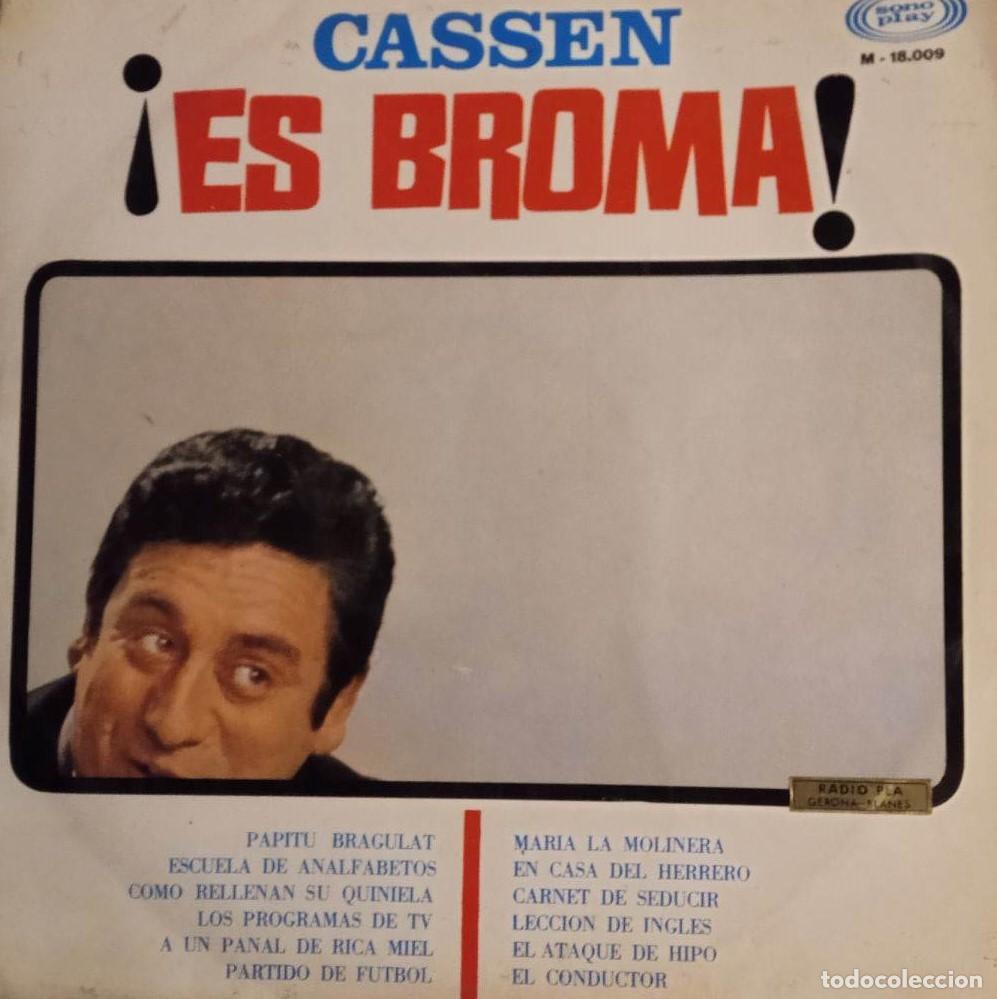 Discos de vinilo: CASSEN - ES BROMA - 1967 - HUMOR - Foto 1