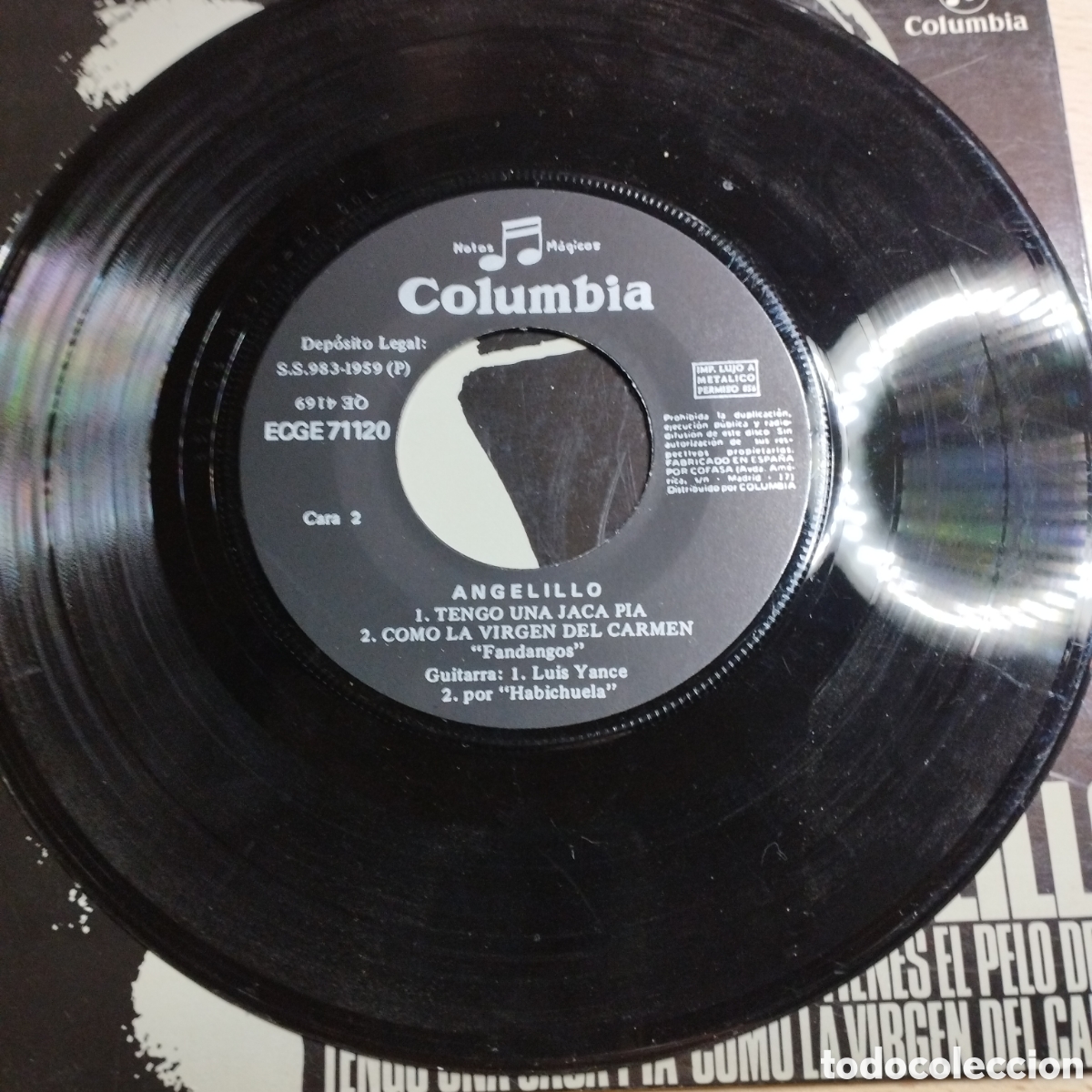 Discos de vinilo: EP 7&rdquo; Angelillo 1972. Caracoles + 3. - Foto 4