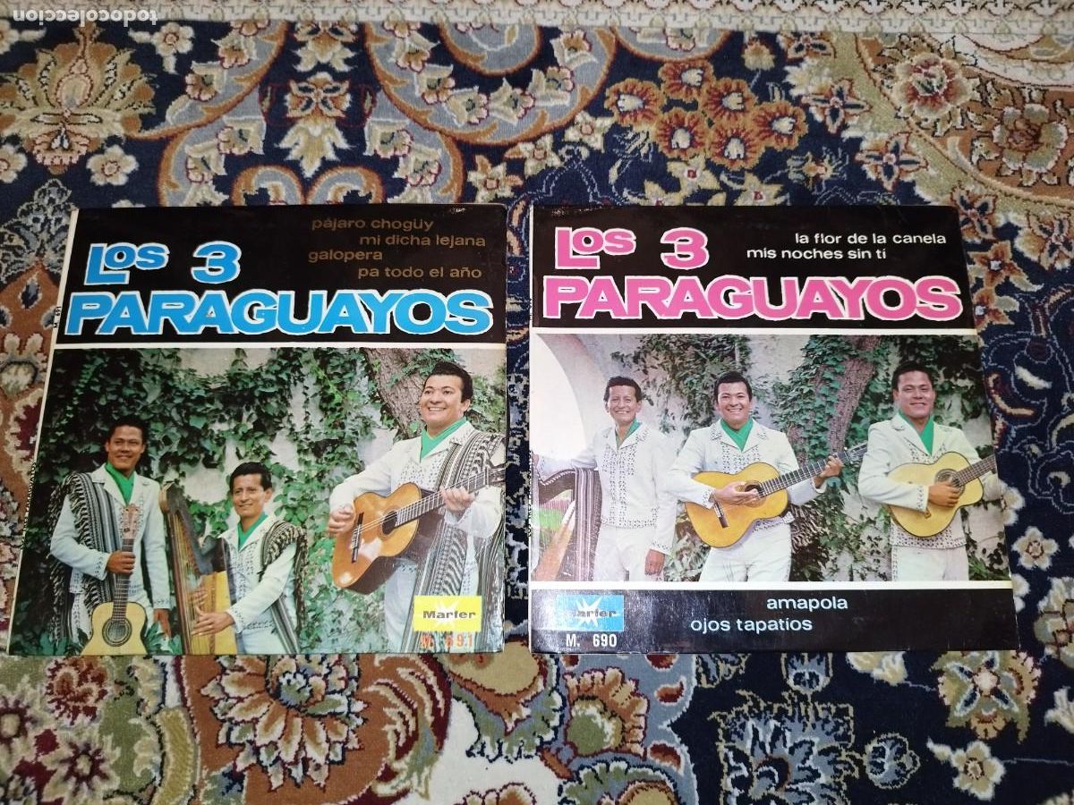 Discos de vinilo: Los tres Paraguayos Eps - Foto 1