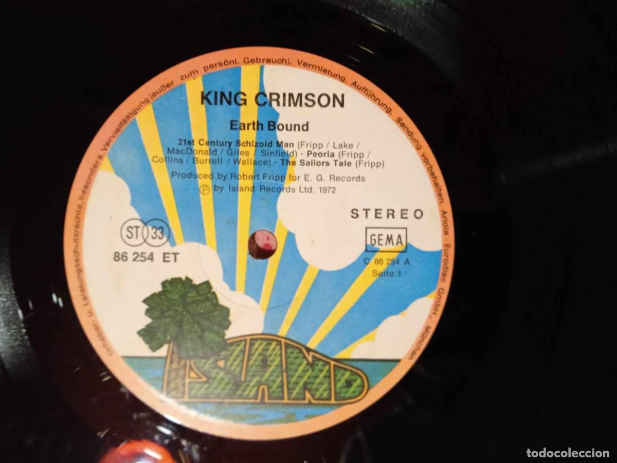 Discos de vinilo: KING CRIMSON - EARTHBOUND - 1972 - Foto 2