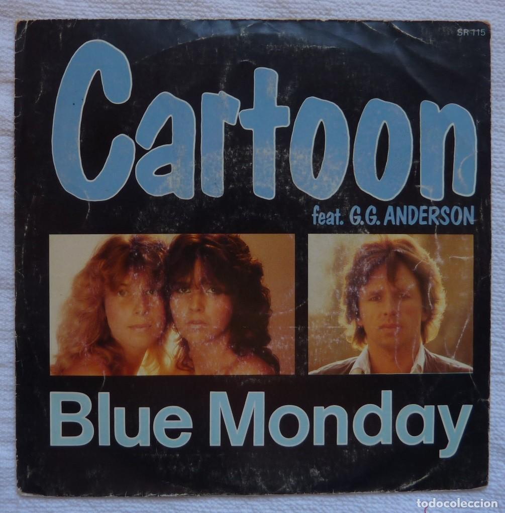 Discos de vinilo: CARTOON // BLUE MONDAY // 1985 // SINGLE - Foto 1