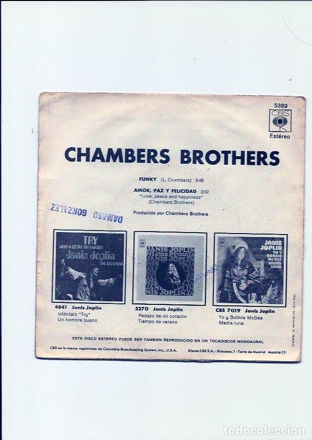 Discos de vinilo: CHAMBERS BROTHERS. Funky. (vinilo single 1971 - Foto 2