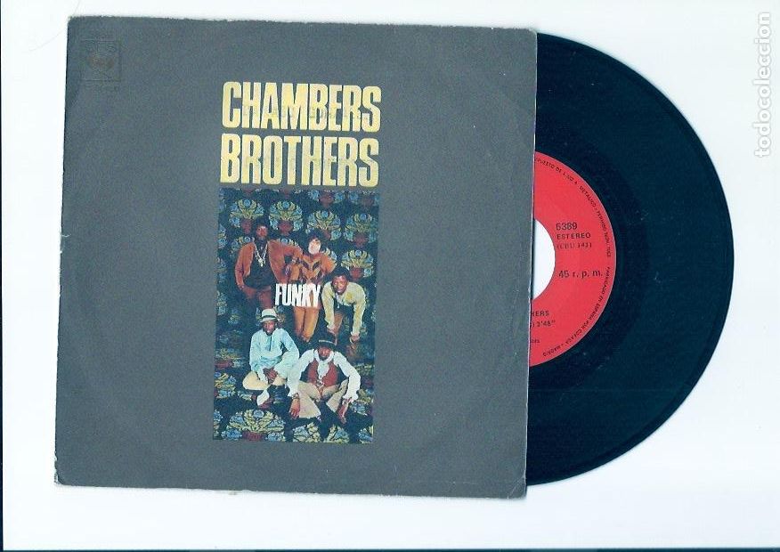 Discos de vinilo: CHAMBERS BROTHERS. Funky. (vinilo single 1971 - Foto 1