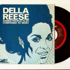 Discos de vinilo: DELLA REESE. GAMES PEOPLE PLAY. (VINILO SINGLE 1970)