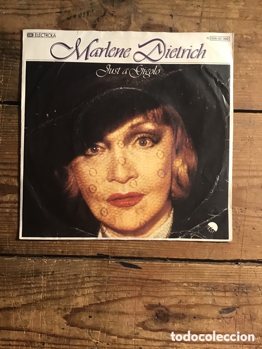 Discos de vinilo: Marlene Dietrich Just A Gigolo - Foto 2