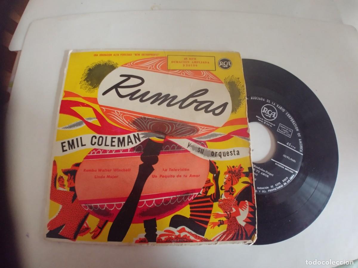 Discos de vinilo: EMIL COLEMAN-EP RUMBAS - Foto 1