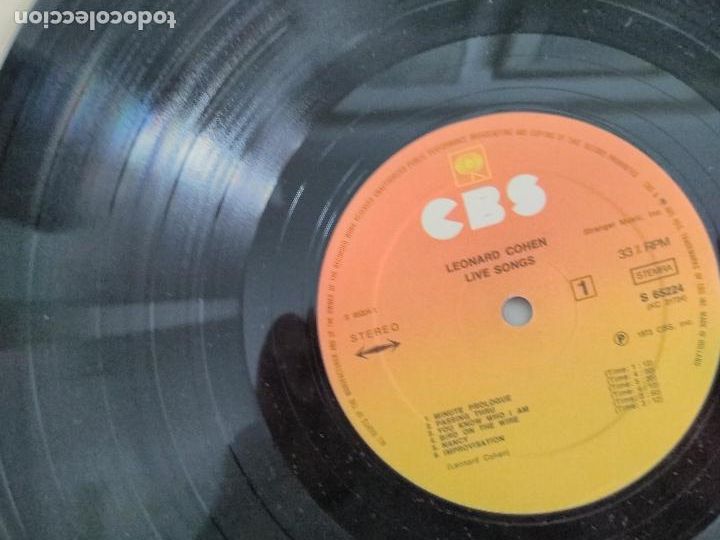 Discos de vinilo: Leonard Cohen &lrm;&ndash; Live Songs 1973,cbs - Foto 4
