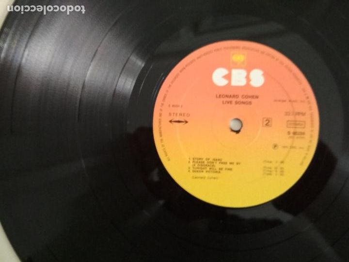 Discos de vinilo: Leonard Cohen &lrm;&ndash; Live Songs 1973,cbs - Foto 5