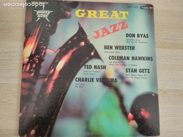 Dischi in vinile: Great Jazz, 1958,edicion USA,