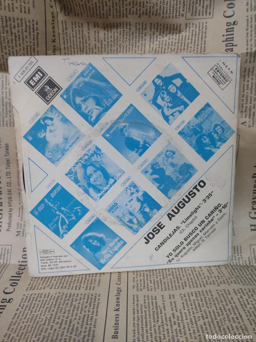Discos de vinilo: Jos&eacute; Augusto &ndash; Candilejas - Foto 2
