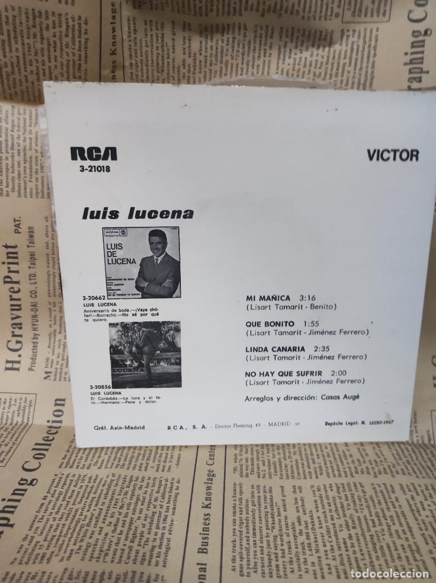 Discos de vinilo: Luis Lucena &ndash; Mi Ma&ntilde;ica - Foto 2
