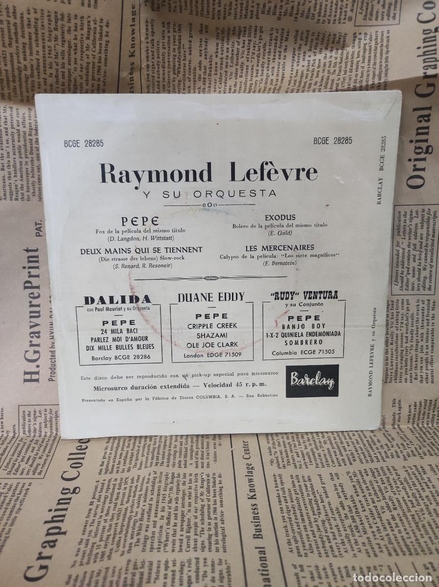 Discos de vinilo: Raymond Lef&egrave;vre Y Su Orquesta &ndash; Pepe - Foto 2