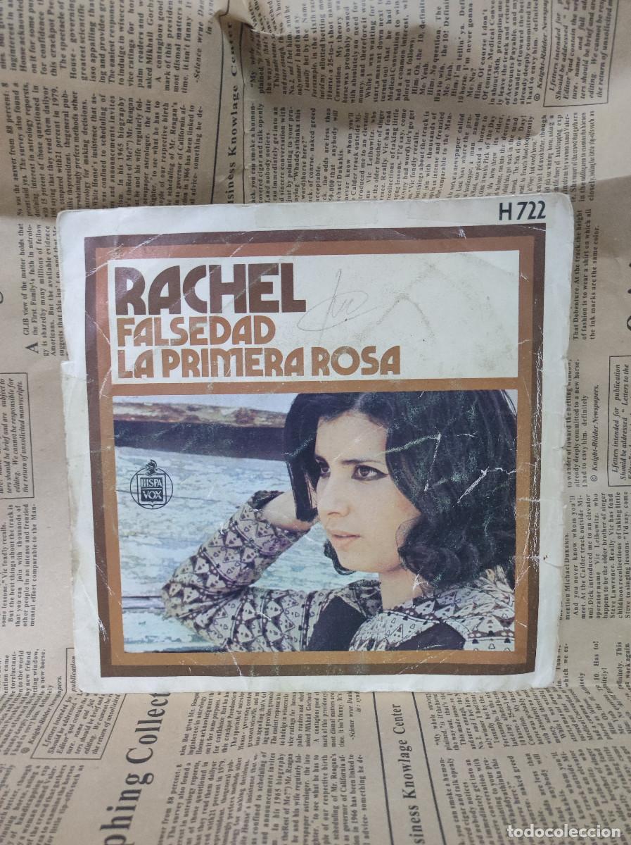 Discos de vinilo: Rachel &ndash; Falsedad / La Primera Rosa - Foto 1