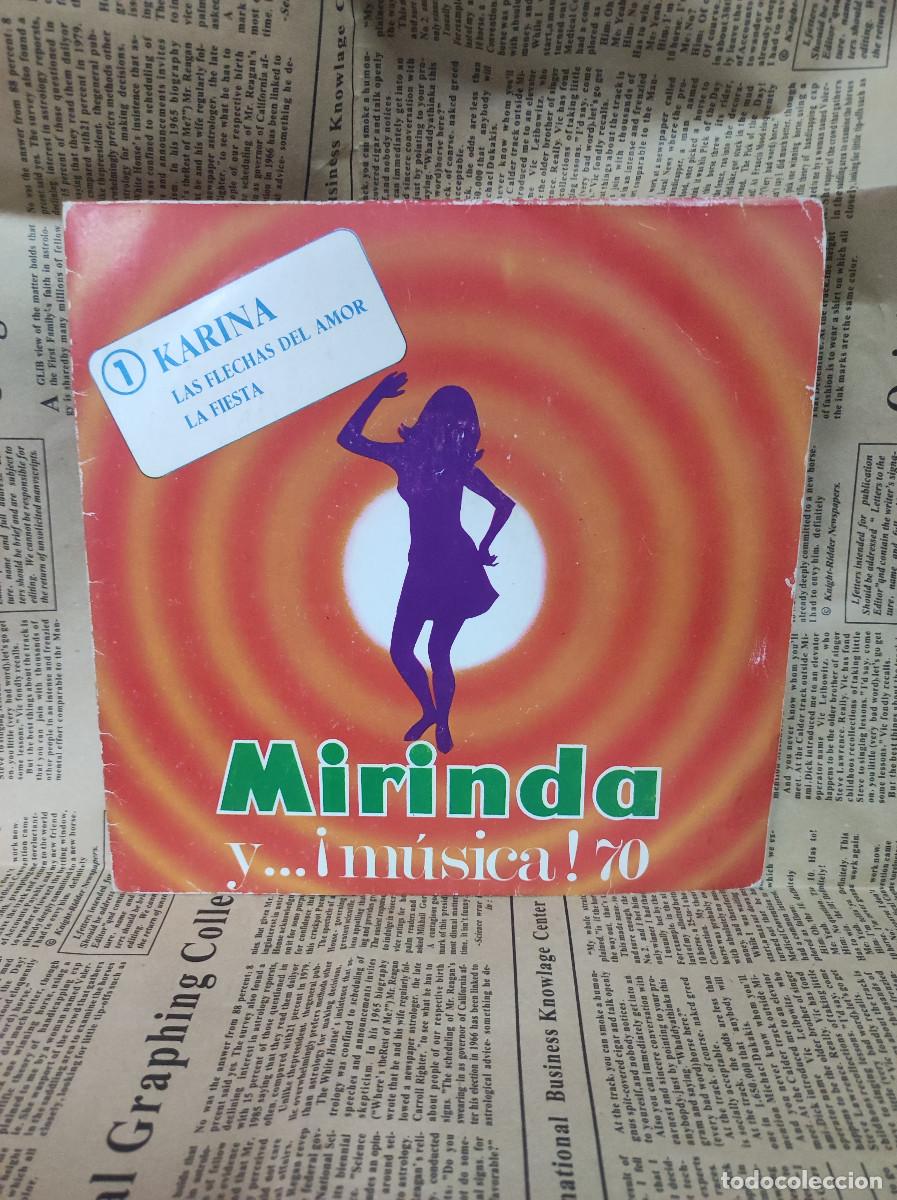 Discos de vinilo: Karina &ndash; Las Flechas Del Amor / La Fiesta - Foto 1
