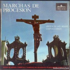 Discos de vinilo: BANDA REGIMIENTO DE INFANTERIA SORIA Nº 9 - MARCHAS DE PROCESION / EP ALHAMBRA 1965 RF-6973