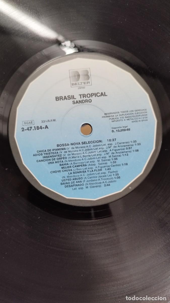 Discos de vinilo: Sandro &ndash; Brasil Tropical.Bossanova Samba - Foto 4