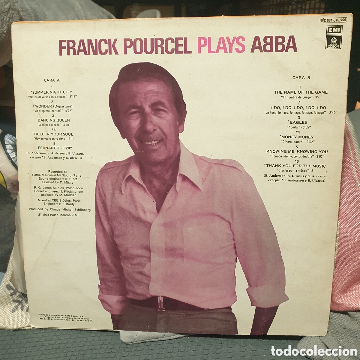 Discos de vinilo: Franck Pourcel - Plays Abba - Foto 2