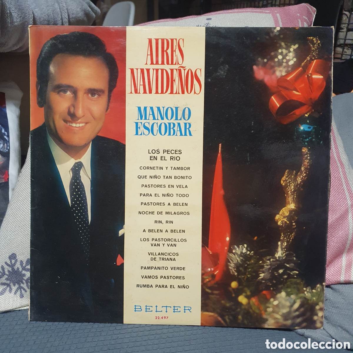 Discos de vinilo: Manolo Escobar - Aires Navide&ntilde;os - Foto 1