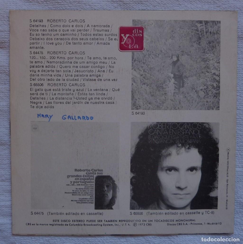 Discos de vinilo: ROBERTO CARLOS // LA DISTANCIA // 1973 // SINGLE - Foto 2