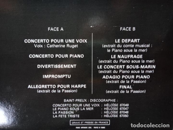 Discos de vinilo: Saint-Preux - concerto pour une voix - Foto 3