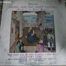 Discos de vinilo: GIAN CARLO MENOTTI - AMAHL Y LOS REYES MAGOS LP - ORIGINAL ESPAÑOL - RCA 1962 - MONOAURAL