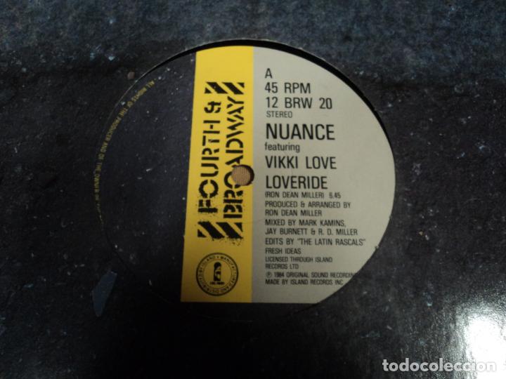 Discos de vinilo: Nuance Featuring Vikki Love &ndash; Loveride - Foto 2