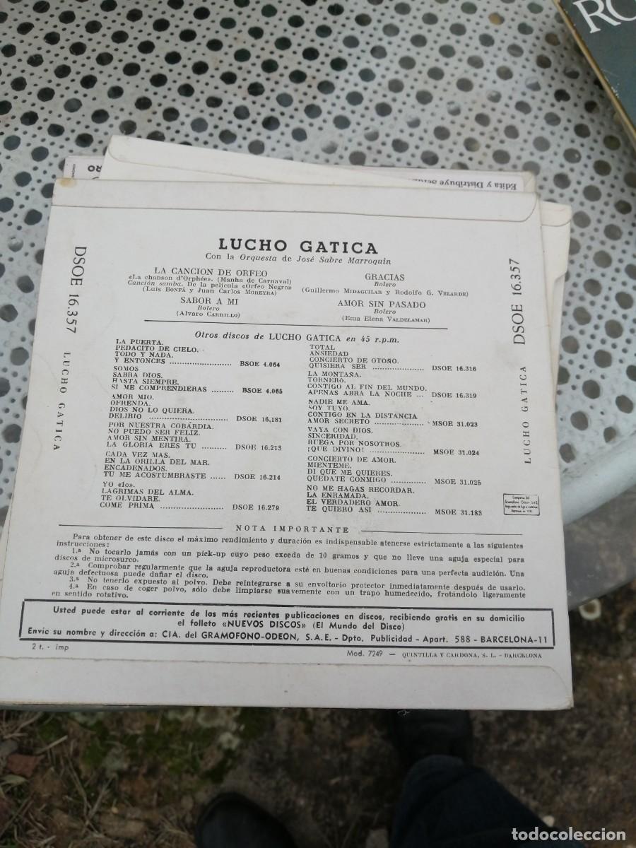 Discos de vinilo: Lucho Gatica - Foto 2