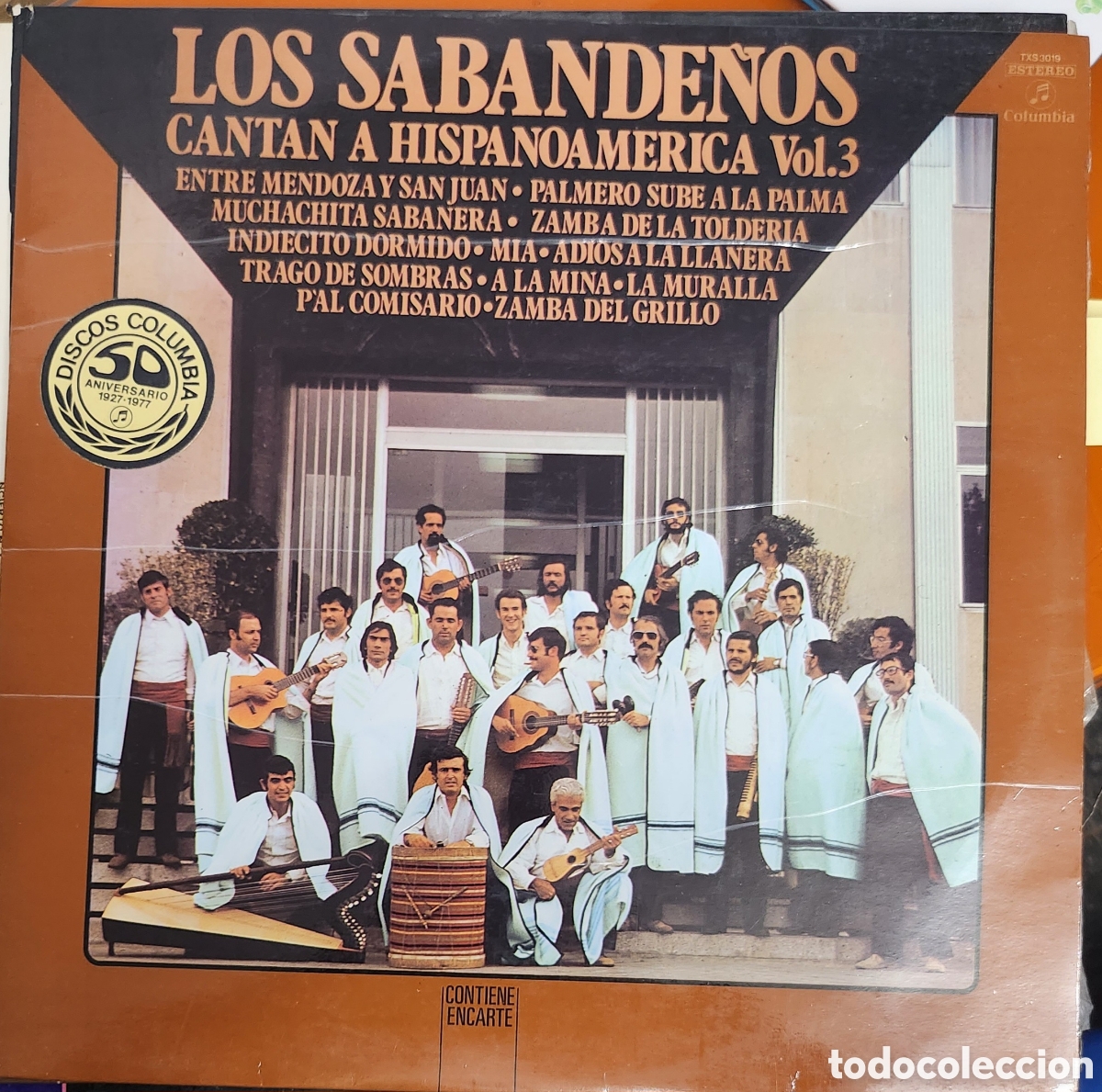 Discos de vinilo: Cantan a Hispanoam&eacute;rica vol. 3 - Los Sabande&ntilde;os - Foto 1