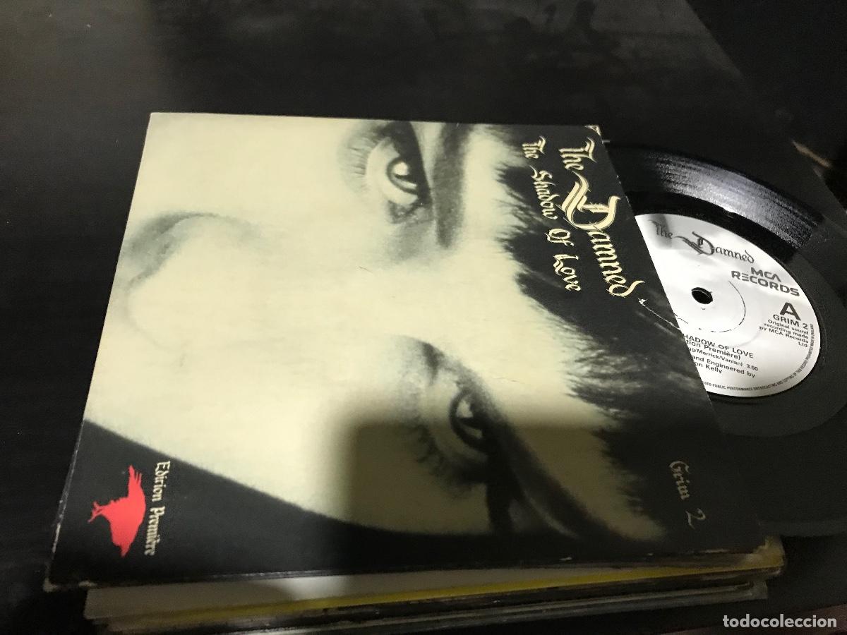 Disques de vinyle: DAMNED - THE SHADOW OF LOVE 7&rdquo; SINGLE UK MCA 1985 PORTADA DOBLE - NEW WAVE